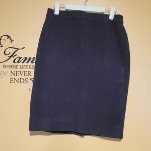 J.CREW No.2 Black Pencil Skirt